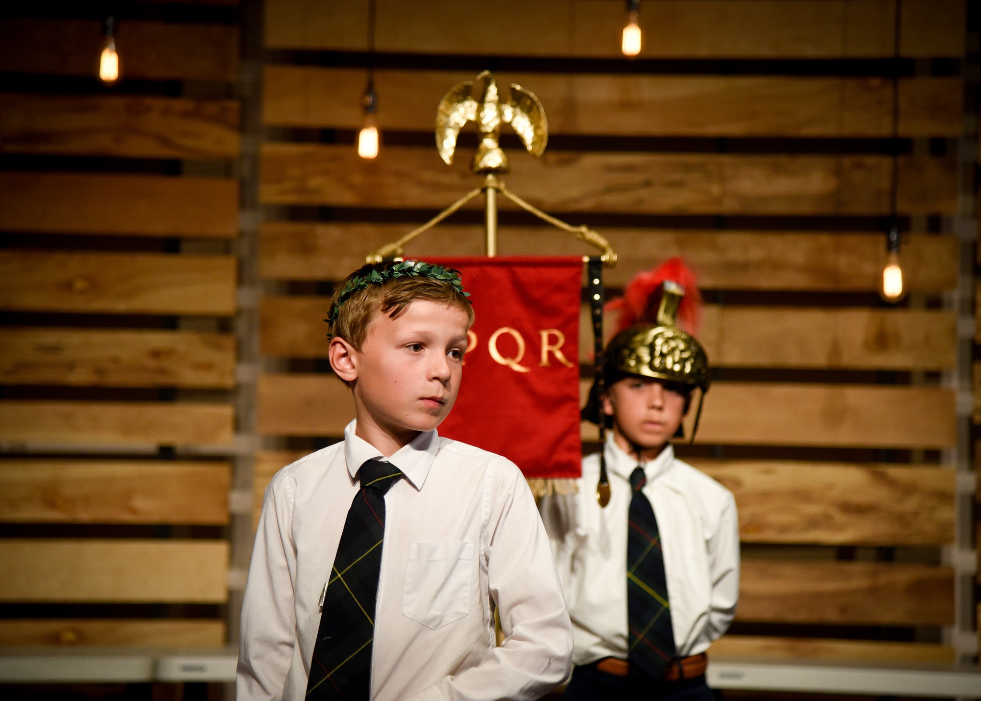 Geneva Academy students at a classical Christian school in Roseburg, Oregon
